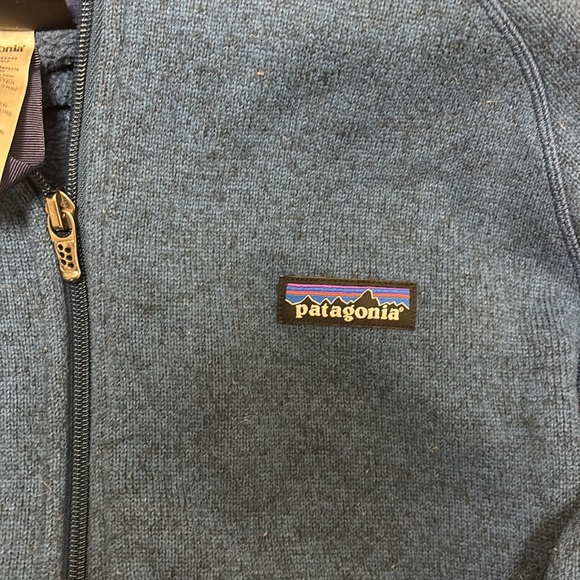 Men’s Patagonia Full Zip Jacket Fleece Medium M Blue - Picture 3 of 3